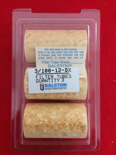Lot of 3 balston 100-12-dx filter tubes *new in factory box* #90 for sale