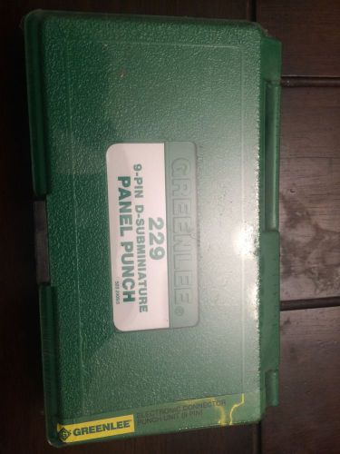 Greenlee 229 9 Pin Panel Punch