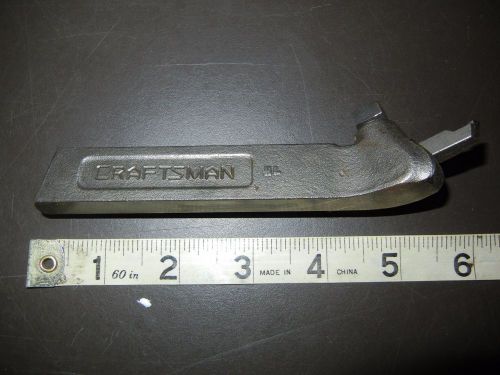 Craftsman No. 2194 LH Metal Lathe Turning Tool Holder Takes 1/4&#034; Bits South Bend