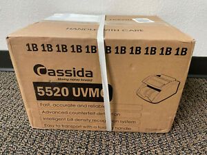Brand New Cassida 5520 UV/MG Money Counter with Counterfeit Bill Detection