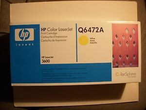 HP Laser Jet 3600 Print Cartridge Q6472A Yellow