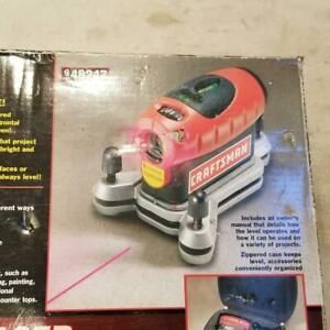 New in Box Craftsman 4-in-1 Laser Trac Level Model 948247 w/Case