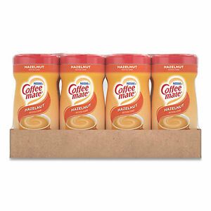 Non-Dairy Powdered Creamer, Hazelnut, 15 oz Canister, 12/Carton 12345CT 12345CT