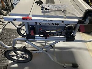 Skilsaw SPT99-12 10&#034; Heavy Duty Portable Folding Worm Drive Table Saw with Stand