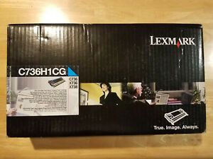 Lexmark Toner Cartridge C736H1CG - Cyan for C736, X736 and X738 Copiers/Printers