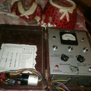 Vintage B &amp; K Cathode Rejuvenator Tester CRT Adapters &amp; Instruction Model # 350