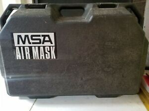 MSA Model 401 SCBA Mask Air Mask Tank Self Contained Breathing Apparatus IN CASE