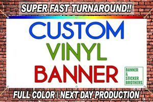 3&#039;x5&#039; CUSTOM VINYL BANNER (FULL COLOR HIGH QUALITY) - FREE DESIGN INCLUDED