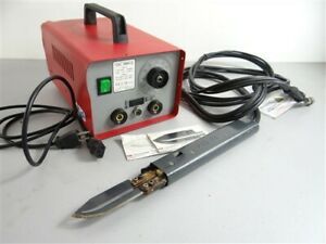 AZ FOREMEN THERMOCUTTER UNIT W/ ZTS24 HOT KNIFE HANDLE 115V + 2 NEW BLADES