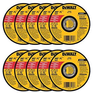 DEWALT DW8062 4-1/2&#034; x .045 x 7/8&#034; Metal Cut-Off Wheel 100pk
