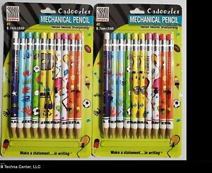 Zebra Cadoozles Mechanical Pencils, #2, 0.7 mm, 10/Pack, 2 Packs