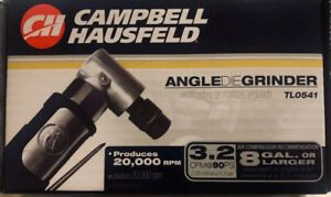Campbell Hausfeld Angle Die Grinder NEW in box TL0541 90 Degree Angle