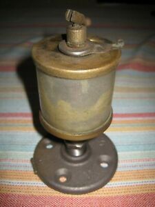 Antique Michigan Lubricator Co Oiler Hit Miss Engine Locomotive # 125 Brass