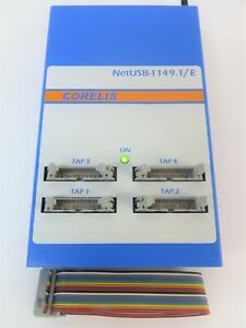 Corelis Netusb-1149.1/E JTAG LAN Boundary Scan Controller, 4 Taps,10337 w/ Cable