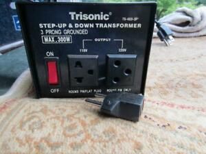 Trisonic TS 403 SP  300 watt step up/down  converter transformer voltage 110v to