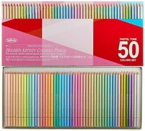color pencil pastel tone set 50color paper box 20936