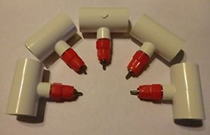 5 Chicken Nipples &amp; Tees Poultry Automatic Watering + PVC Fitting