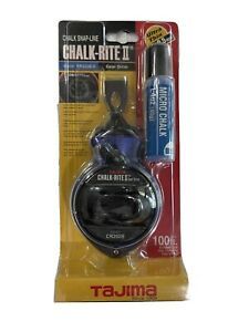 Tajima CR202B-P Chalk Rite II - Contractor Grade Ultra Thin Chalk Line