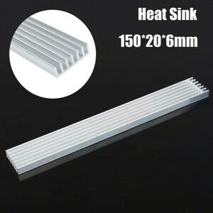 For LED Power Emitter Diodes,Long Heatsink Aluminum Heat Sink  150x20x6mm