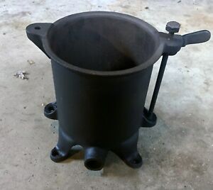 Enterprise 4 Quart Sausage Stuffer Pot Tank  Lard Fruit Wine Juice Press