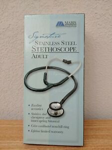 Mabis Healthcare Inc. Signature Stainless Steel Stethoscope Adult Size