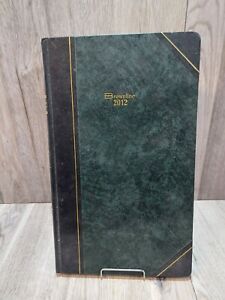 Authentic Blank 2012 Brownline Daily Planner Logbook Ledger Record