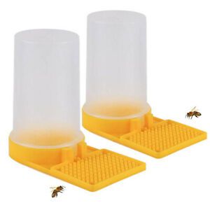 2X(2 Pack Beehive Beekeeping Water Dispenser Honey Beehive Entrance Feeder Bee