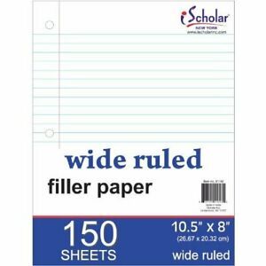 iScholar Filler 8 Inches Sheets 81150