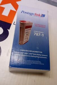 Pitney Bowes 787-1 Compatible Fluorescent Red Ink. New &amp; Sealed!!