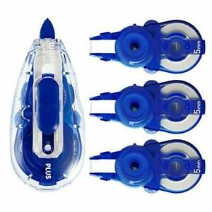 Plus fix tape whibe ride 5mm Blue body 1 piece + replacement tape set 3 pieces