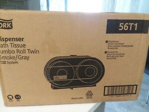 Tork jumbo roll twin toilet tissue dispenser 56T1
