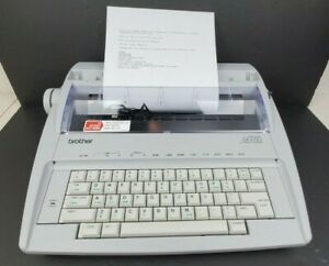 Brother GX-6750 Electronic Typewriter Daisy Wheel Correctronic Tested Working