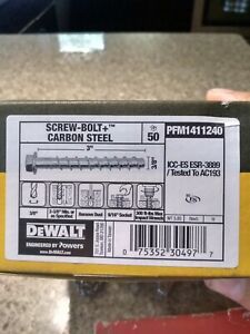 3-in DeWalt concrete anchor