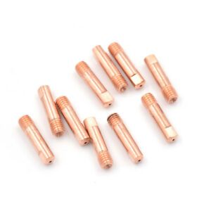 10 x 1.2-15AK MIG/MAG M6 Weld Torch Welder Contact Tips Holder Gas Nozzle Gol*fi