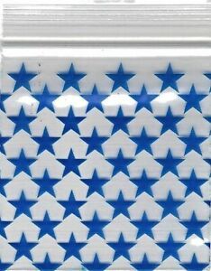 Original Apple Brand Baggies Bags 1515 (1,000 ct) 1.5&#034;x1.5&#034; - Blue Star