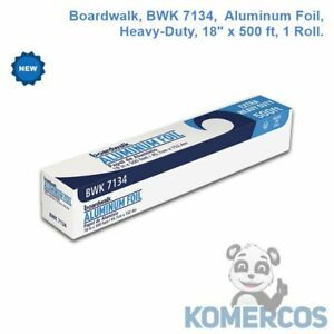 Boardwalk, BWK 7134,  Aluminum Foil, Heavy-Duty, 18&#034; x 500 ft, 1 Roll.