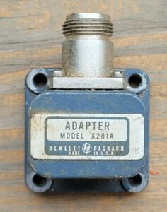 HP X281A Waveguide Adapter WR90 to N-Type