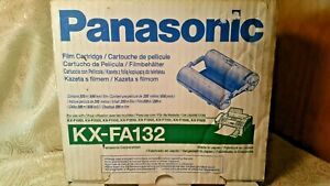 Genuine Panasonic KX-FA132 Film Cartridge &amp; Film Roll,660 pages,Black,Japan