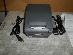 Star TSP700II Thermal Receipt Printer w/ Power Supply Auto-Cuter USB TSP743IIU