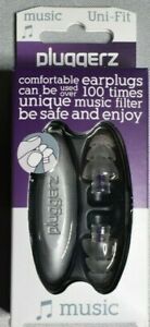 PLUGGERZ EARPLUGS MUSIC REDUCTION UNI-FIT SIZE:7-12 mm PASSIVE NRR
