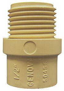 50455 CPVC Male Riser Adapter, 1/2-In. - Quantity 20