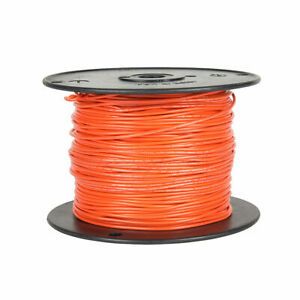 100ft 24ga 24awg Atlas UL1061 Orange PVC Stranded Wire 300V