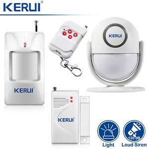 KERUI P6 120dB PIR Motion sensor Home Security Burglar Alarm System Siren Strobe