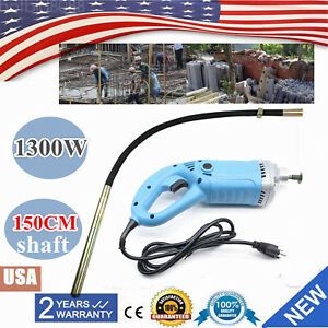 Electric Concrete Vibrator + 1m Hose Professional Construction Tool 1300W 110V