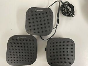 Lot of 3 Motorola HSN4039A External CDM Radio Speaker