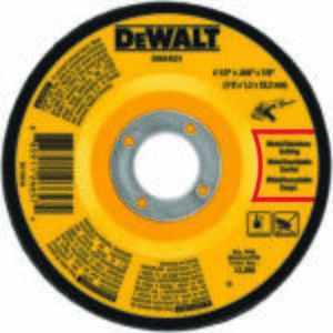 4-1/2&#034; x .045&#034; x 7/8&#034; T27 Metal Cut-Off Wheel DWA4531  - 1 Each