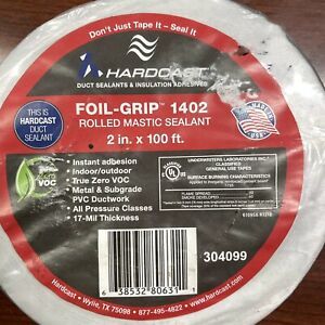 Hardcast Foil-Grip 1402 Mastic Duct Sealant 2&#034; x 100&#039;