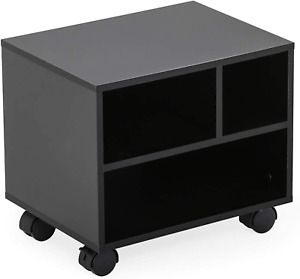 FITUEYES Mobile under Desk Printer Stand with Wheels, Rolling Printer Cart with
