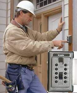 Kidde KeySafe Original Push Button Combination Permanent Key Lock Box, 5-Key
