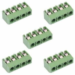 5 x 4-Way 5mm Terminal Block 10A
